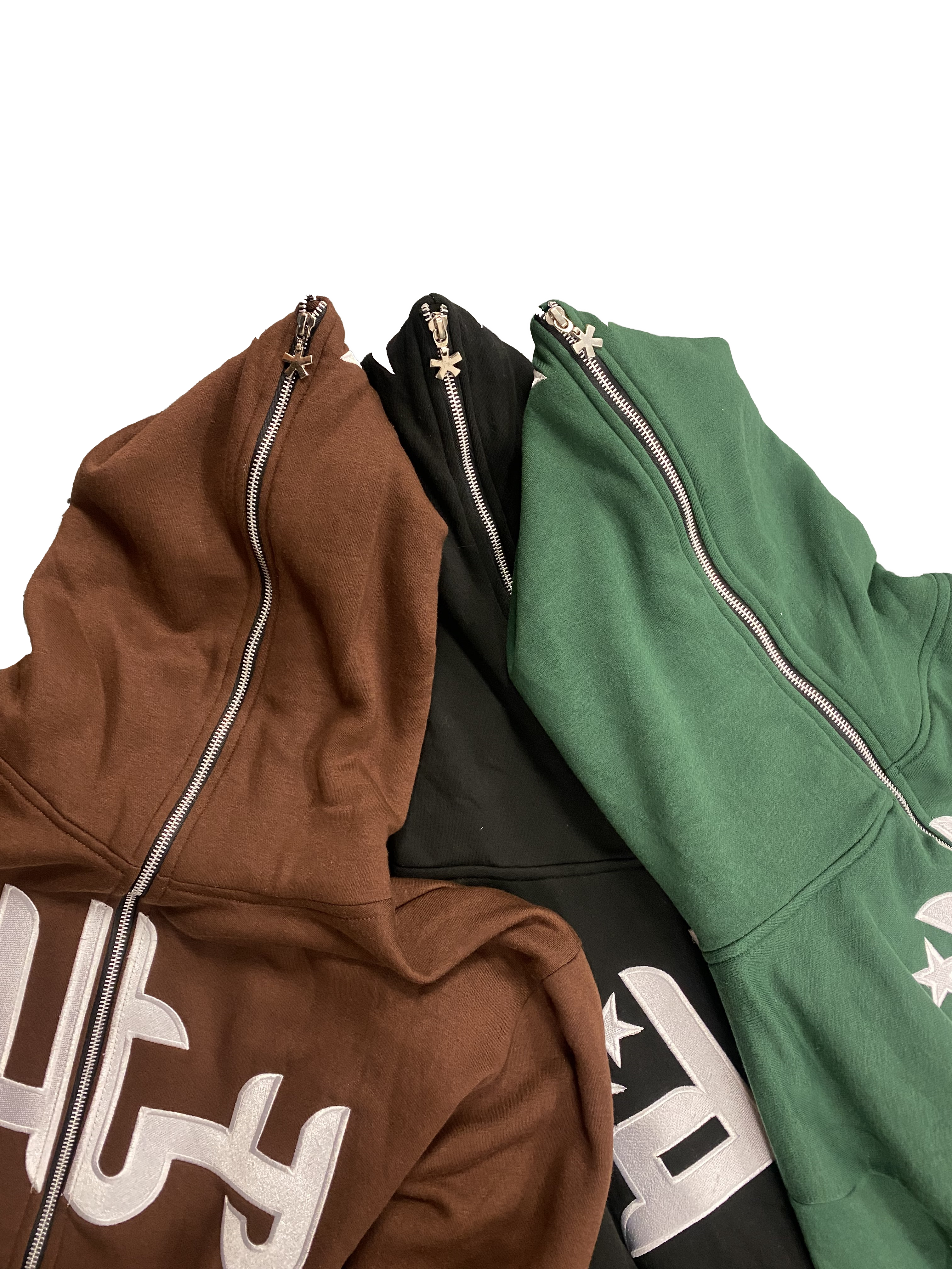 Full Zip Logo Hoodie (Mocha Brown)