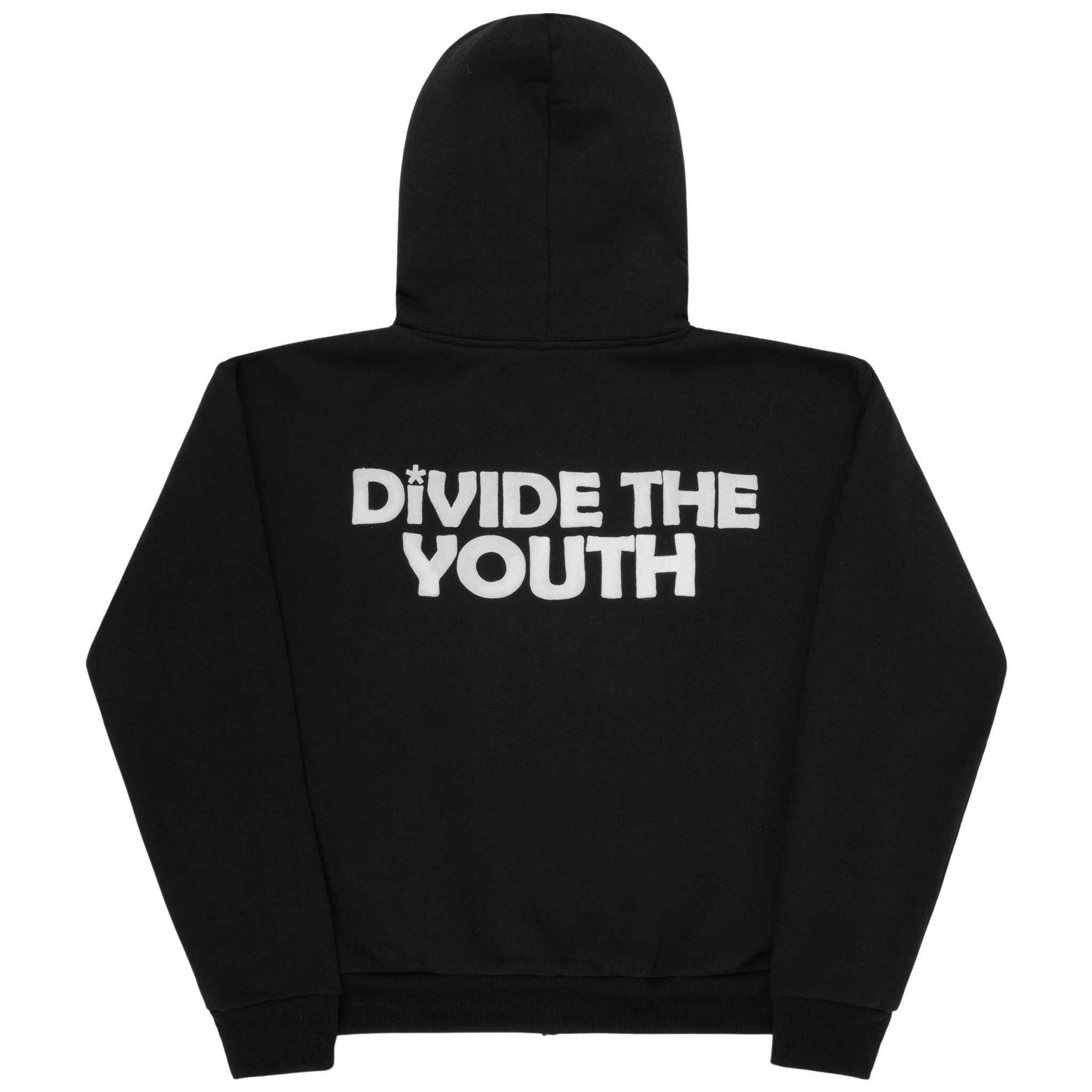 Full Zip Logo Hoodie (Midnight Black)